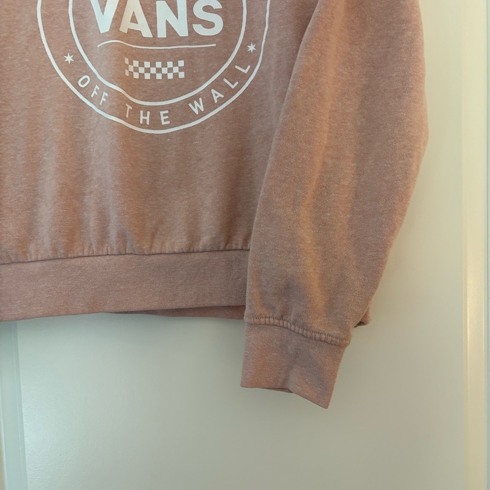 Vans Women's Light Pink Crew Neck Sweater - Picture 6 of 13